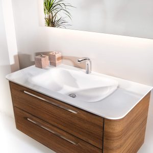 ארון אמבטיה תלוי ACQUA RADIUS עץ